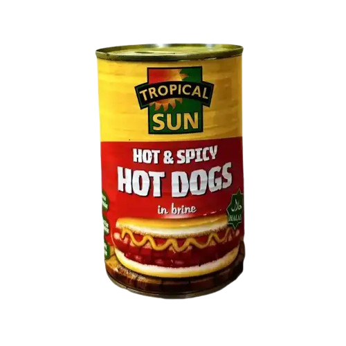 Tropical Sun Hot And Spicy Hot Dogs 400G